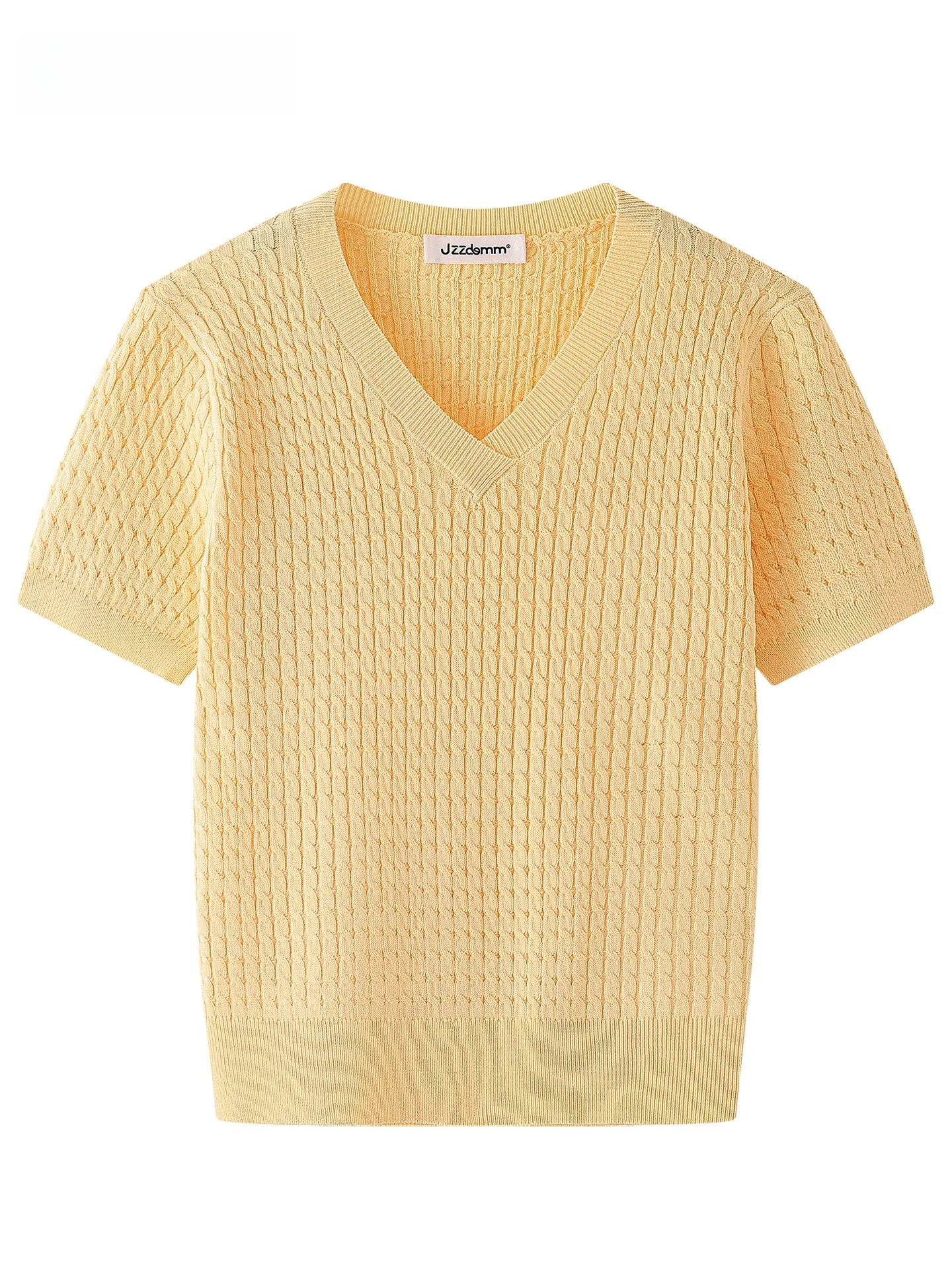 JZZDEMMV Women's Slimming Knitted ort Sve Top V-Ne Faionable Twist Design Versatile Sli Summer Casual Wear
JZZDEMMV Women's Slimming Knitted ort Sve Top V-Ne Faionable Twist Design Versatile Sli Summer Casual Wear
