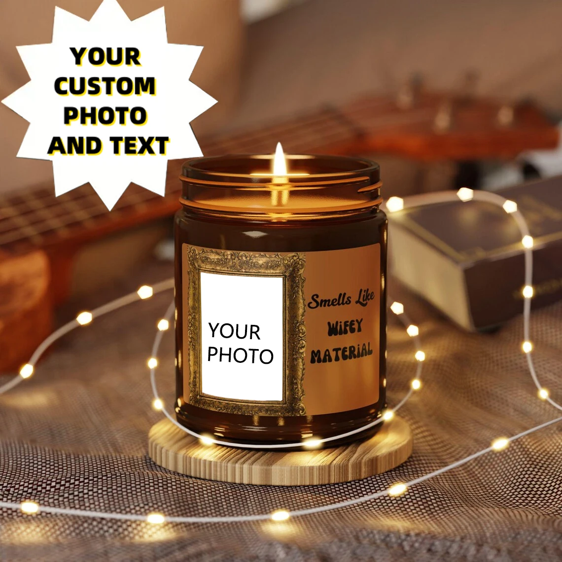 7oz Customized photo frames, personalized canned candles, couple gifts, wedding candles, birthday candles
7oz Customized photo frames, personalized canned candles, couple gifts, wedding candles, birthday candles