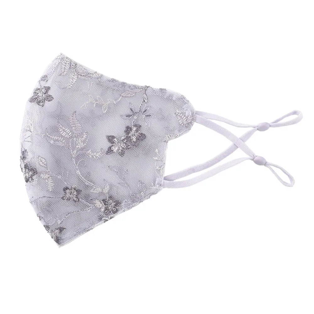 Fashion Embroider Flower Summer Lace Mask Thin Breathable Half Face Covering Sun Protection Face Shield Women
Fashion Embroider Flower Summer Lace Mask Thin Breathable Half Face Covering Sun Protection Face Shield Women