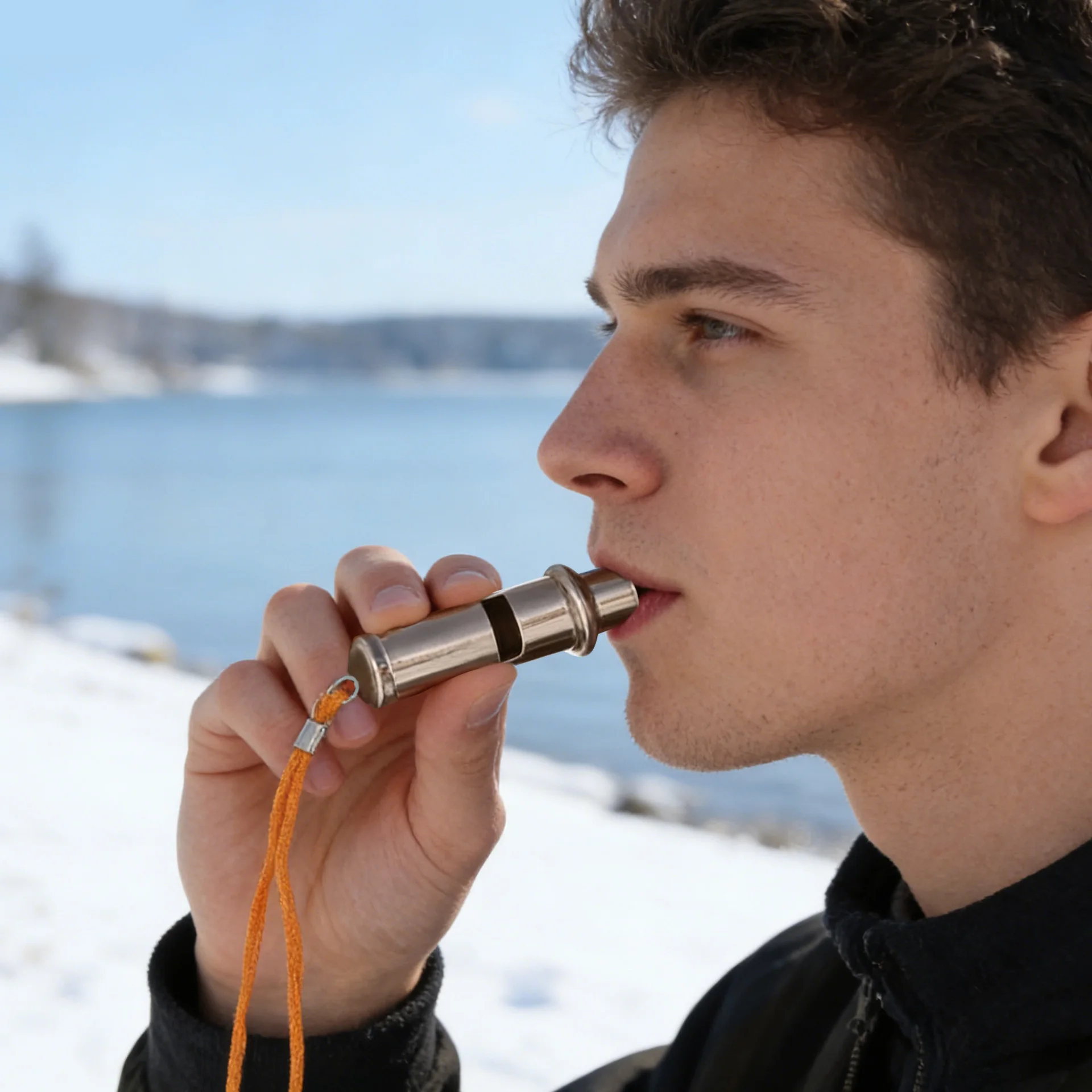 Survival Whistle, Portable Outdoor High-volume Whistle, Metal Whistle Emergency with Lanyard Security Warning Whistle
Survival Whistle, Portable Outdoor High-volume Whistle, Metal Whistle Emergency with Lanyard Security Warning Whistle