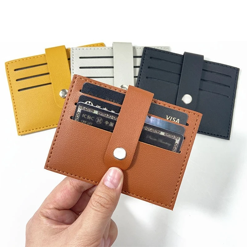 Pu Leather Card Holder Slim Wallet Multi Slot Credit Card Case for Women Men Candy Color
Pu Leather Card Holder Slim Wallet Multi Slot Credit Card Case for Women Men Candy Color