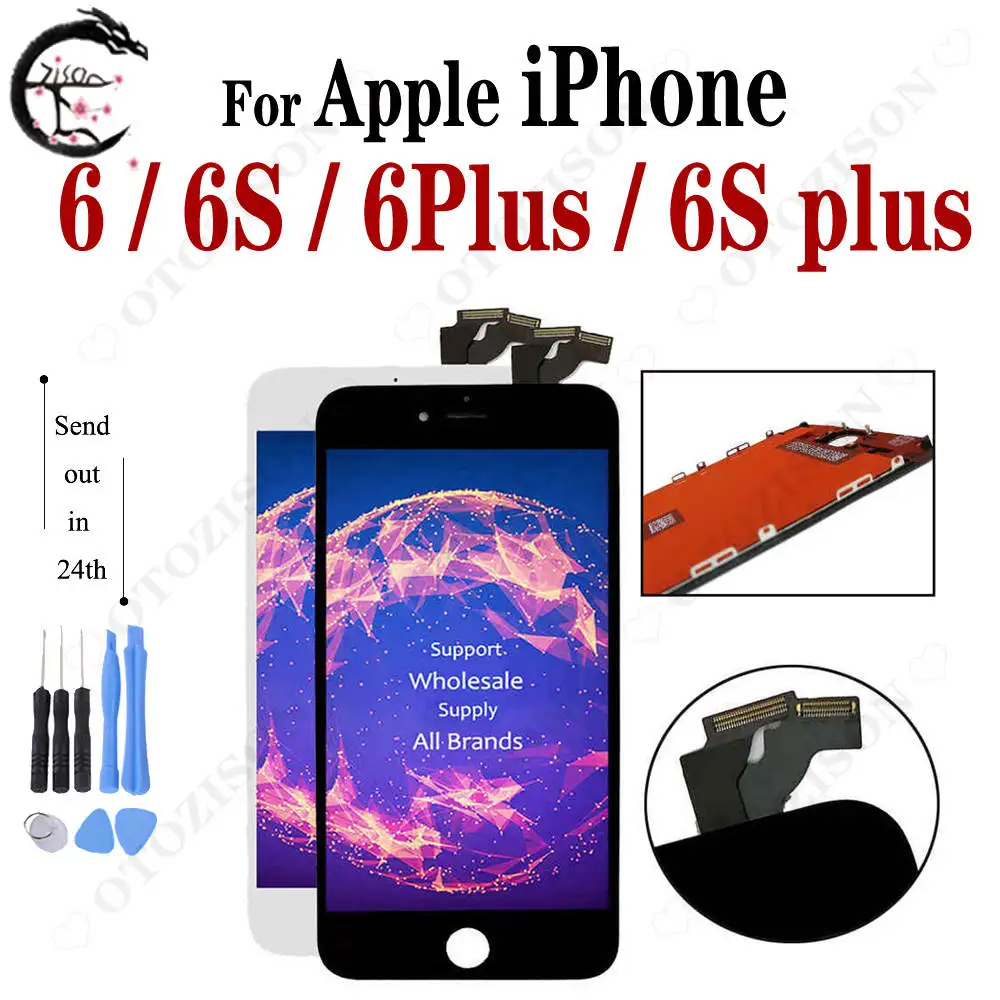 ЖК-дисплей для Apple iPhone 6 Plus, 6s, полноэкранный ЖК-дисплей, сенсорная панель, дигитайзер в сборе, замена 6G 6plus 6splus, ЖК-дисплей
ЖК-дисплей для Apple iPhone 6 Plus, 6s, полноэкранный ЖК-дисплей, сенсорная панель, дигитайзер в сборе, замена 6G 6plus 6splus, ЖК-дисплей