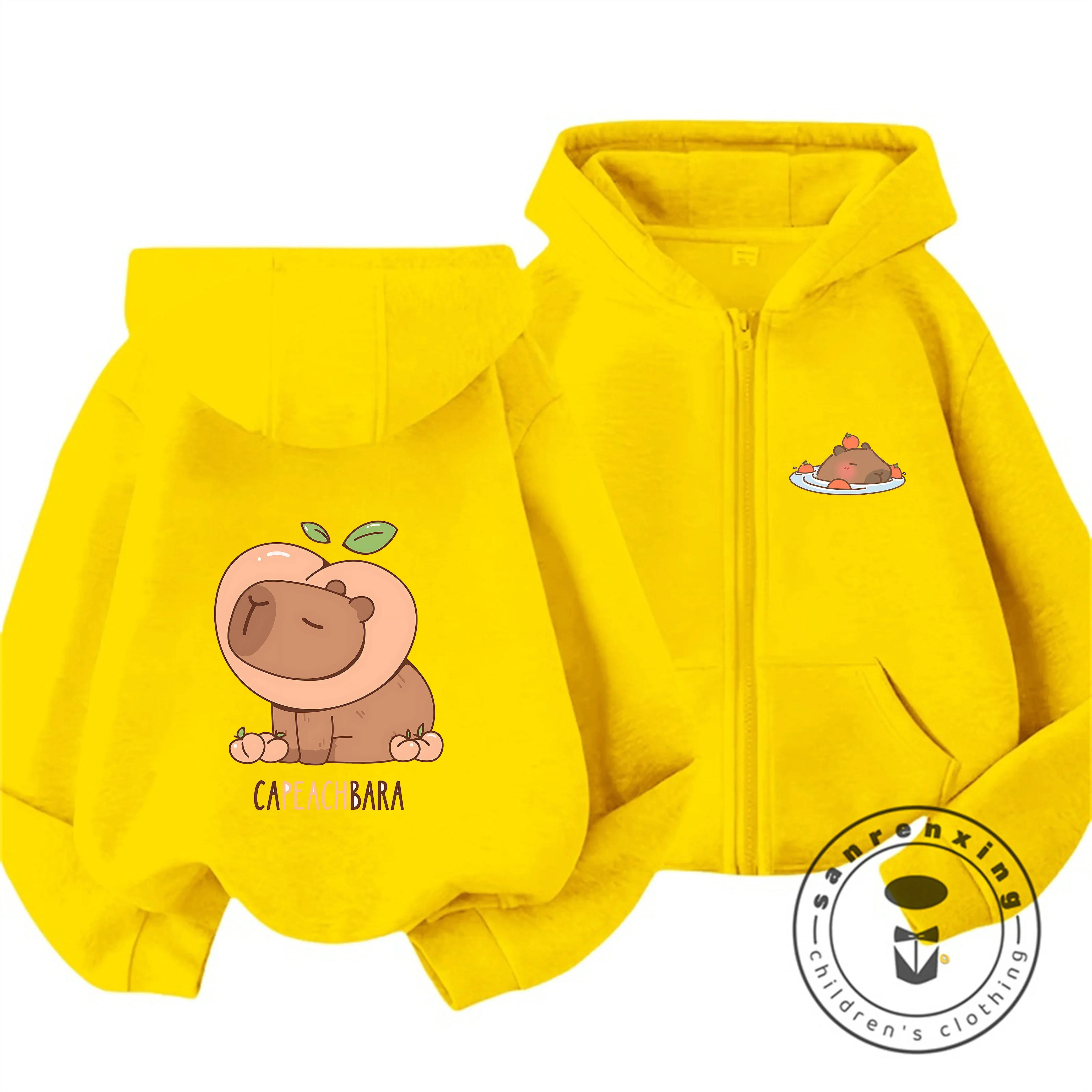 2026 Autumn Winter Fashion Capybara Zipper Hoodie 3-14Y Boys Girls Cute Kawaii Cartoon Street Hot Outdoor Casual Stylish Warm
2026 Autumn Winter Fashion Capybara Zipper Hoodie 3-14Y Boys Girls Cute Kawaii Cartoon Street Hot Outdoor Casual Stylish Warm