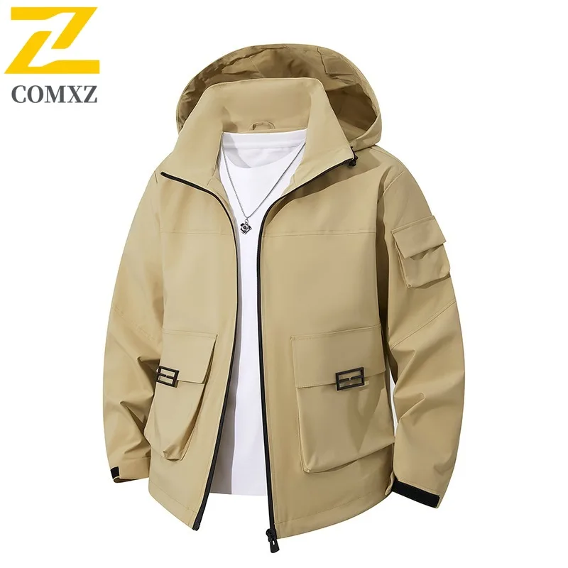 Мужская уличная куртка в американском стиле, однотонная ветрозащитная водонепроницаемая дышащая походная куртка, свободная походная одежда, повседневная треккинговая одежда
Мужская уличная куртка в американском стиле, однотонная ветрозащитная водонепроницаемая дышащая походная куртка, свободная походная одежда, повседневная треккинговая одежда