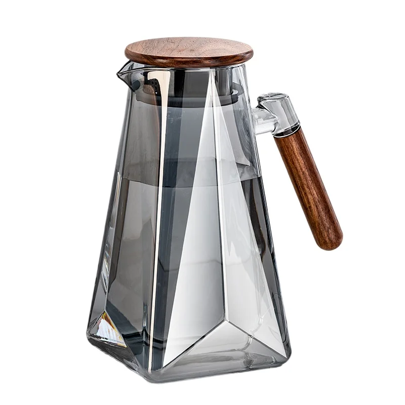 High temperature resistant glass cold kettle with cool white kettle, teapot, living room cup set
High temperature resistant glass cold kettle with cool white kettle, teapot, living room cup set