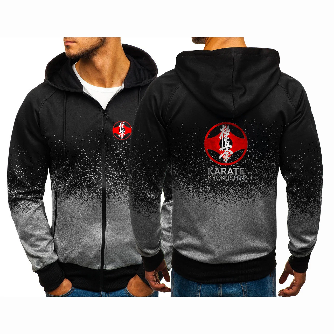 Kyokushin Karate Printed Fashion Men's Hoodies Casual Harajuku Gradient Cardigan Coat Fleece Outdoor Sweatshirts zipper Jacket
Kyokushin Karate Printed Fashion Men's Hoodies Casual Harajuku Gradient Cardigan Coat Fleece Outdoor Sweatshirts zipper Jacket