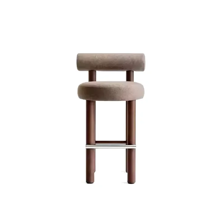 Disen Nordic rattan woven solid wood backrest simple armrests cafe bar stools woven bar stool with backrest
Disen Nordic rattan woven solid wood backrest simple armrests cafe bar stools woven bar stool with backrest