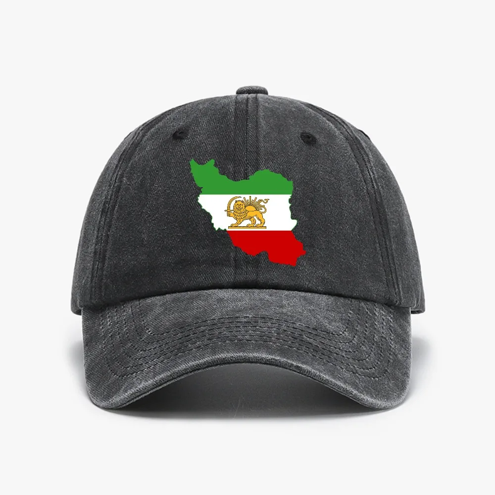 Emblem of Iran Lion and Sun Flag Baseball Cap Breathable Adjustable Men Women Outdoor Soccer Hat Distressed Washed Caps
Emblem of Iran Lion and Sun Flag Baseball Cap Breathable Adjustable Men Women Outdoor Soccer Hat Distressed Washed Caps