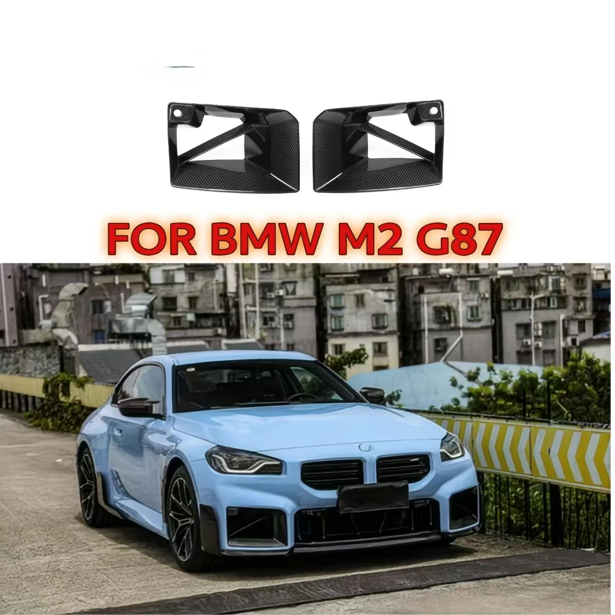 For BMW M2 G87 2023+ 2 Door Dry Carbon Fiber Front Bumper Air Vent Cover Trim FRP Foglamp Mesh Grill MP Style Car Accessories
For BMW M2 G87 2023+ 2 Door Dry Carbon Fiber Front Bumper Air Vent Cover Trim FRP Foglamp Mesh Grill MP Style Car Accessories