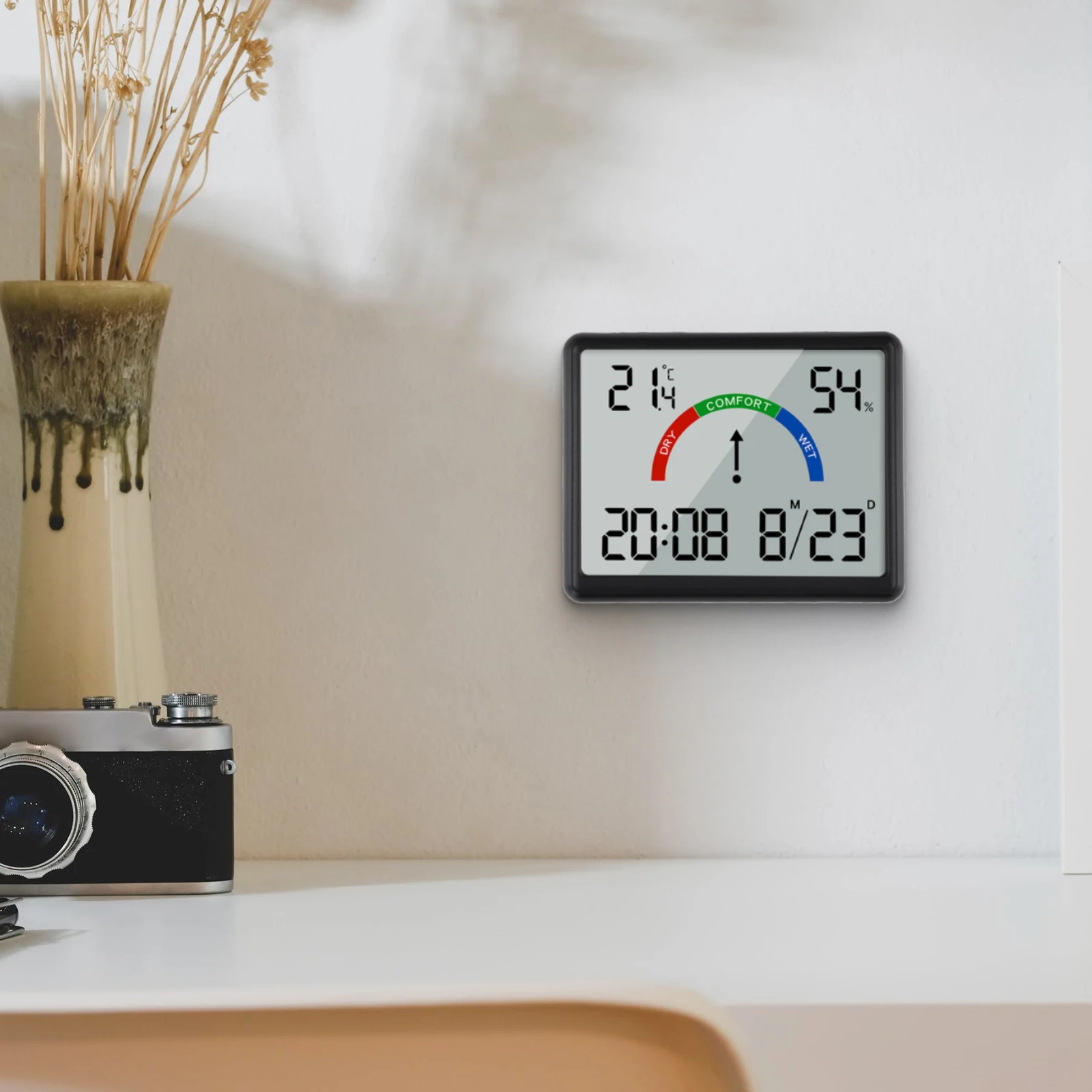 Large Dial Battery Powered Temperature Electronic Clock Easy to Read Digital Clock with Temperature and Date for Seniors
Large Dial Battery Powered Temperature Electronic Clock Easy to Read Digital Clock with Temperature and Date for Seniors