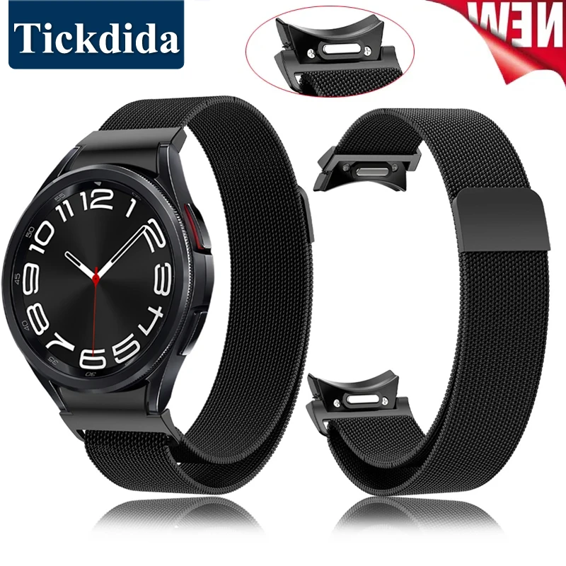Milanese Loop Strap for Samsung Galaxy Watch 6 5 4 44mm Bracelet One Click Attachment for Galaxy Watch 6 Classic 47mm 43mm Band
Milanese Loop Strap for Samsung Galaxy Watch 6 5 4 44mm Bracelet One Click Attachment for Galaxy Watch 6 Classic 47mm 43mm Band
