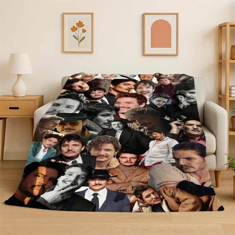 Fashion Pedro Pascal Star Flannel Blanket Soft Warm Throw Blanket for Bedroom Living Room Bed Travel Camping Picnic Gift Kids
Fashion Pedro Pascal Star Flannel Blanket Soft Warm Throw Blanket for Bedroom Living Room Bed Travel Camping Picnic Gift Kids