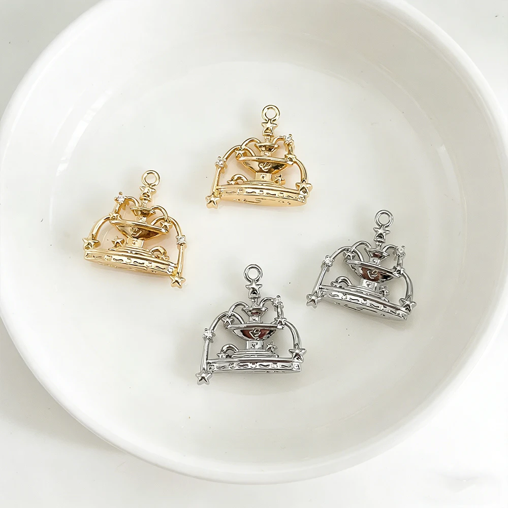 Cordial Design 19*20MM 30Pcs Charms/Jewelry Accessories/Copper Pendant/Hand Made/Fountain Shape/Genuine Gold Plating #196359
Cordial Design 19*20MM 30Pcs Charms/Jewelry Accessories/Copper Pendant/Hand Made/Fountain Shape/Genuine Gold Plating #196359