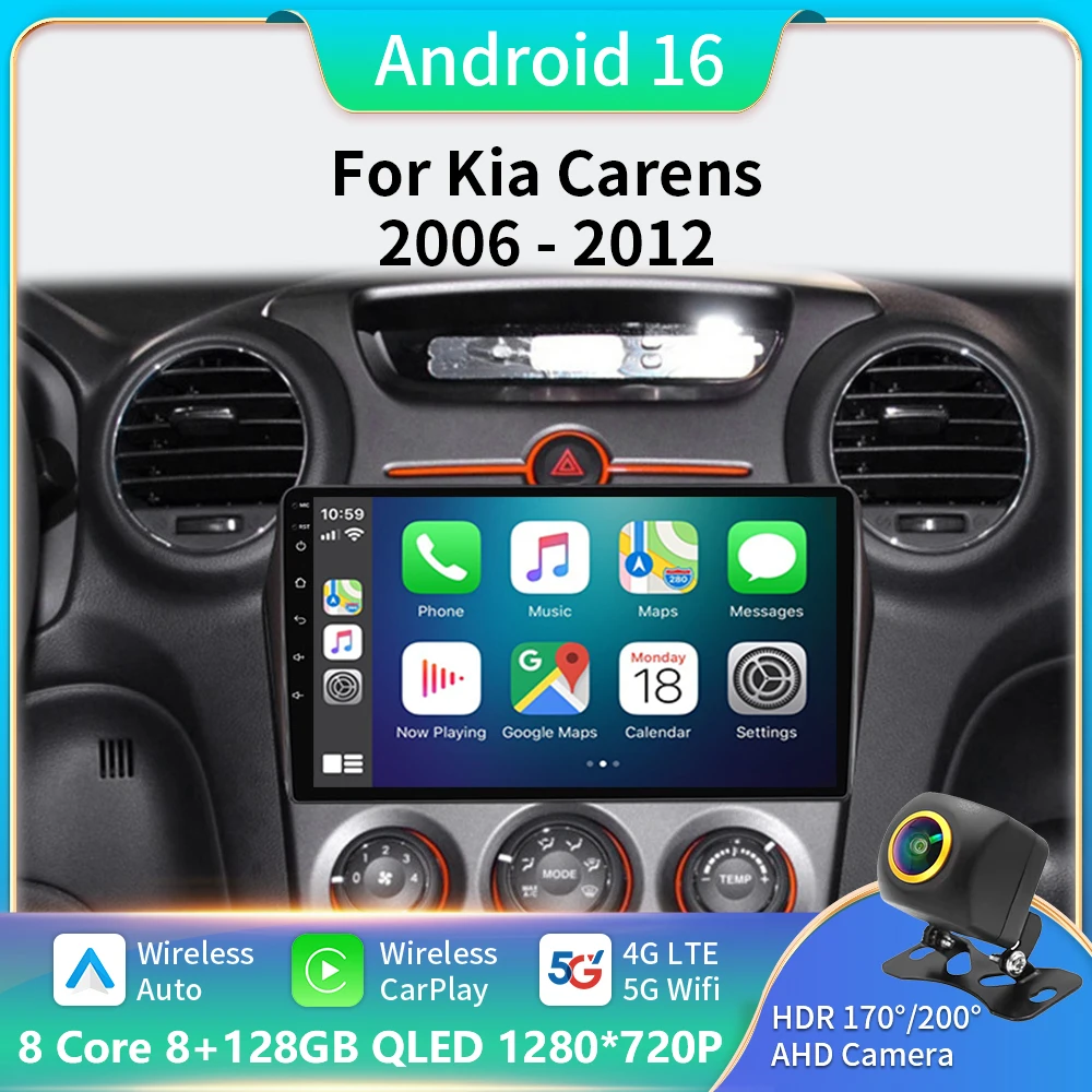 Car Android For Kia Carens UN 2006 - 2012 5G wifi BT Wireless Carplay Screen Radio Stereo Multimedia Player GPS Navigation DVD
Car Android For Kia Carens UN 2006 - 2012 5G wifi BT Wireless Carplay Screen Radio Stereo Multimedia Player GPS Navigation DVD