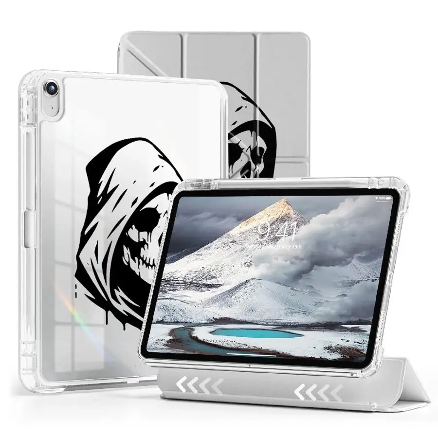 Чехол-подставка Skeleton Holder для планшетов iPad 11-го, 10-го, 9-го, 8-го, 7-го поколений, 12.9 дюймов, Mini 6, 7, Air 4, 5, M3, M2, M4, 11 дюймов Pro 2025, Y-Fold
Чехол-подставка Skeleton Holder для планшетов iPad 11-го, 10-го, 9-го, 8-го, 7-го поколений, 12.9 дюймов, Mini 6, 7, Air 4, 5, M3, M2, M4, 11 дюймов Pro 2025, Y-Fold