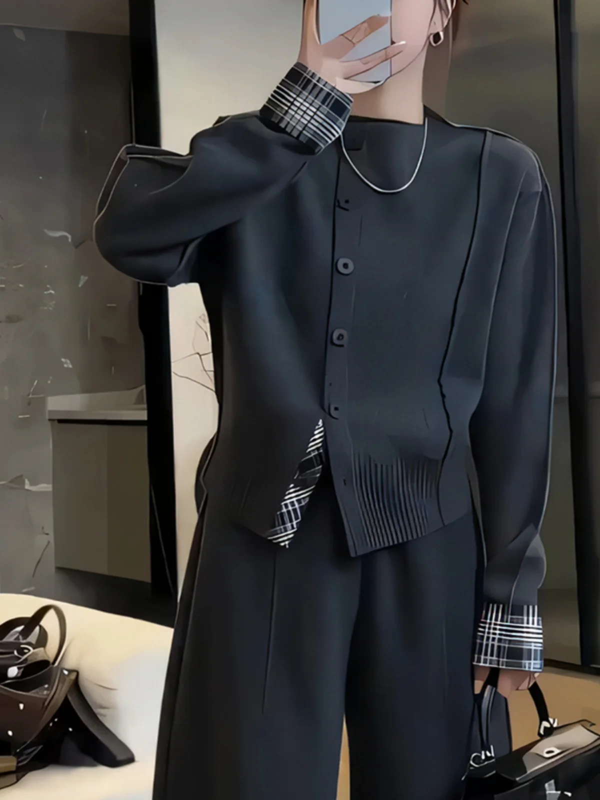 Fashionable Black Knitted Cardigan Women's round Neck Long Sleeve Woolen Top Commute Style Autumn Winter New Arrival Gtuq Brand
Fashionable Black Knitted Cardigan Women's round Neck Long Sleeve Woolen Top Commute Style Autumn Winter New Arrival Gtuq Brand