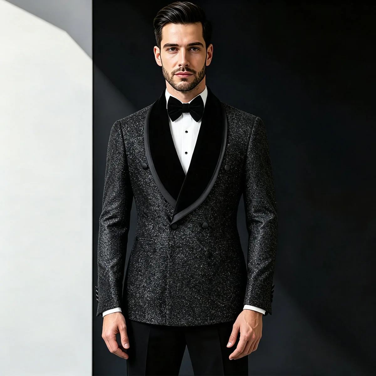 Customized Luxury Double-Breasted Men Suits Ropa Hombre Peaked Lapel Groom Tuxedos 2 Pieces Sets Male Party Prom Blazer
Customized Luxury Double-Breasted Men Suits Ropa Hombre Peaked Lapel Groom Tuxedos 2 Pieces Sets Male Party Prom Blazer