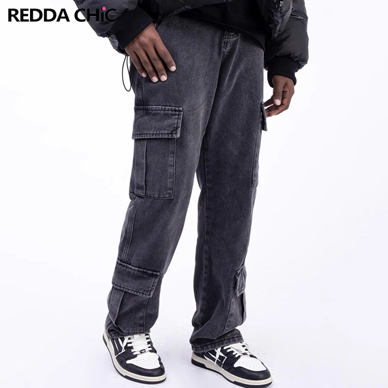 Men's Baggy Jeans with Big Pockets Straight Solid Gray Loose Cargo Pants Long Trousers Acubi Fashion Male Hip-hop Streetwear
Men's Baggy Jeans with Big Pockets Straight Solid Gray Loose Cargo Pants Long Trousers Acubi Fashion Male Hip-hop Streetwear