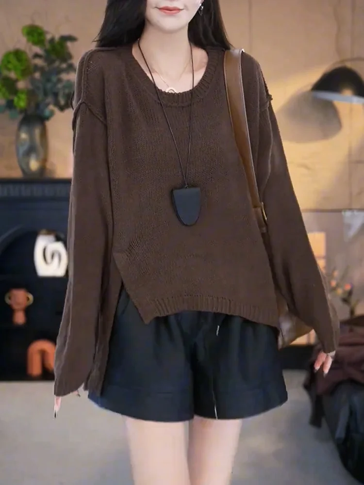 Женский вязаный топ Laid-ba, большие размеры, модный, для похудения, универсальный, осенний, Новое поступление, французский круглый топ, внутренняя одежда
Женский вязаный топ Laid-ba, большие размеры, модный, для похудения, универсальный, осенний, Новое поступление, французский круглый топ, внутренняя одежда