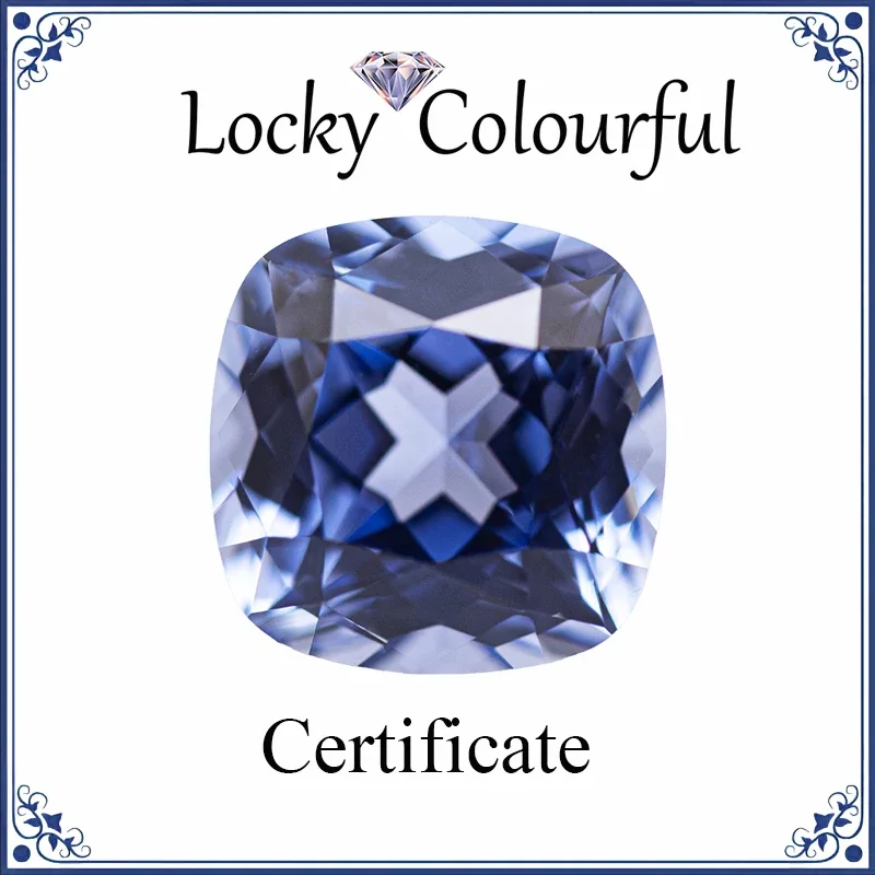 Lab Grown Sapphire Square Cushion Shape Cornflower Color Charms Beads for Diy Jewelry Making Material Selectable AGL Certificate
Lab Grown Sapphire Square Cushion Shape Cornflower Color Charms Beads for Diy Jewelry Making Material Selectable AGL Certificate