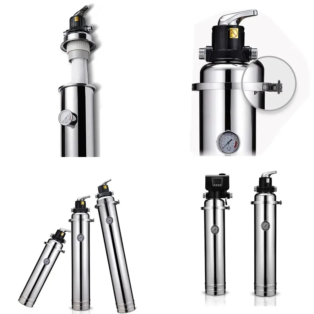 EIREE New 304 Stainless Steel Wire Mesh Cylinder Backwash Magnetic Water Filter Whole House Water Purifier Machine for
EIREE New 304 Stainless Steel Wire Mesh Cylinder Backwash Magnetic Water Filter Whole House Water Purifier Machine for