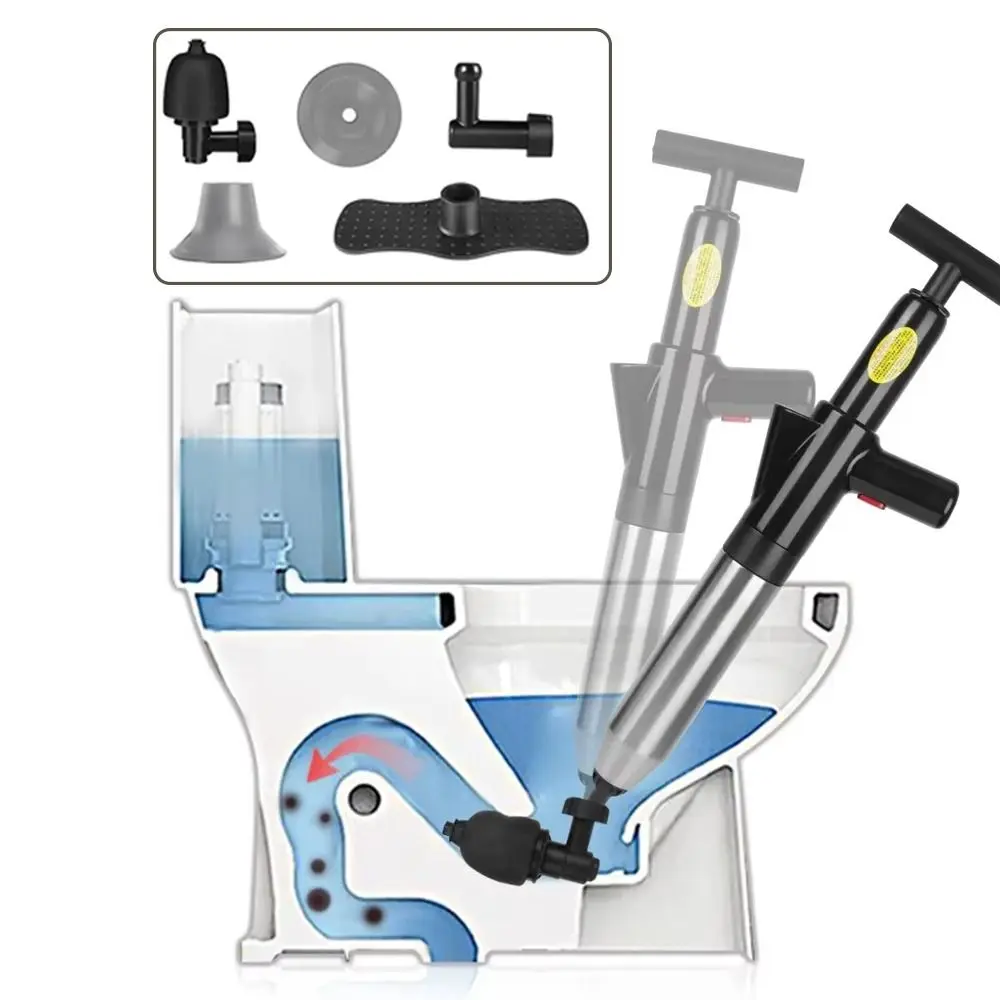 High Pressure Toilet Plunger Drain Buster Sewer Pipe Unblocker Sewer Pipe Unblocker Clog Remover Cleaning Tool Drain Plunger
High Pressure Toilet Plunger Drain Buster Sewer Pipe Unblocker Sewer Pipe Unblocker Clog Remover Cleaning Tool Drain Plunger