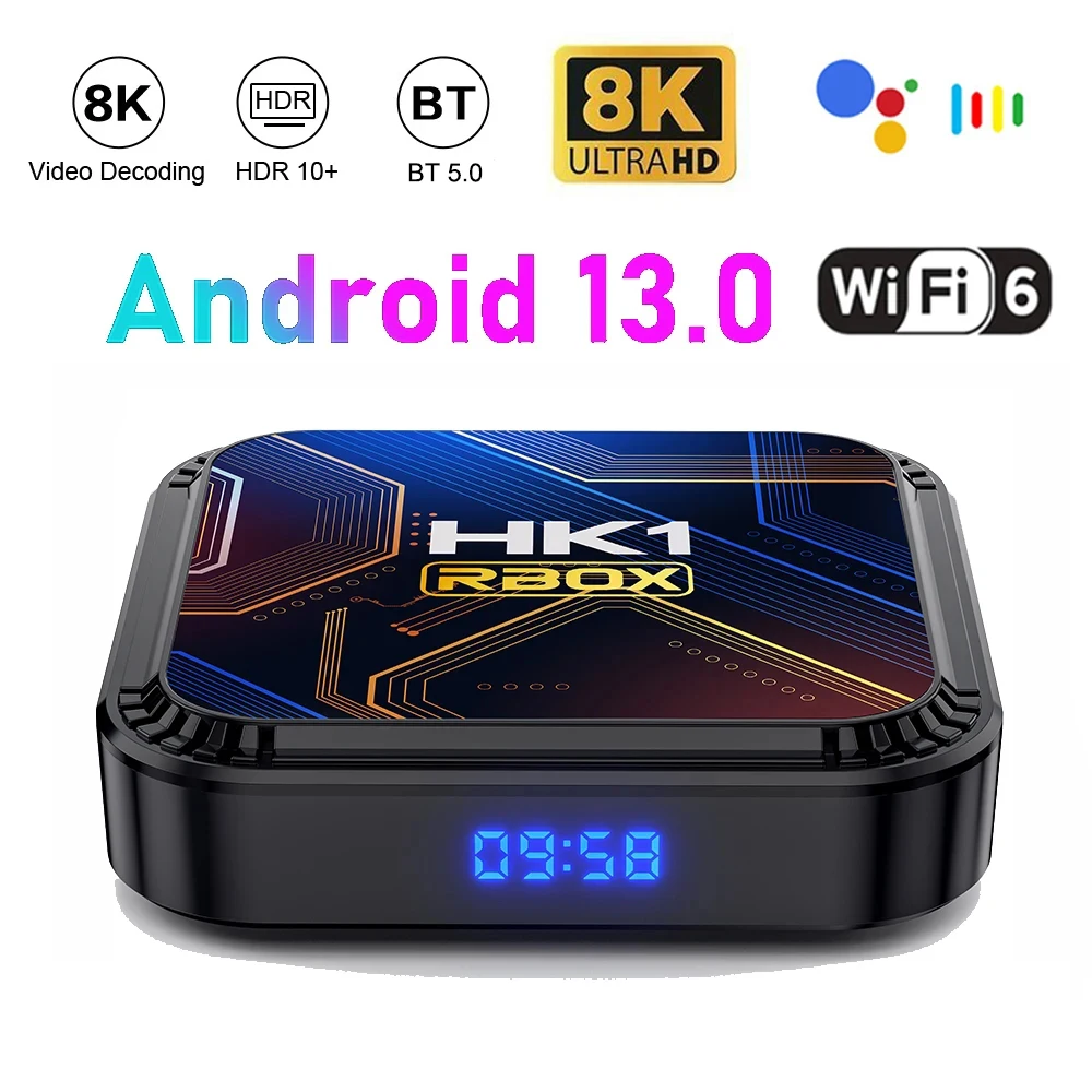 Приставка Смарт-ТВ HK1 RBOX K8S Rockchip3528 4 Гб 64 Гб 8K 4K Android 13 Google Voice Media Player BT 5G Wifi6 ТВ-приставка
Приставка Смарт-ТВ HK1 RBOX K8S Rockchip3528 4 Гб 64 Гб 8K 4K Android 13 Google Voice Media Player BT 5G Wifi6 ТВ-приставка