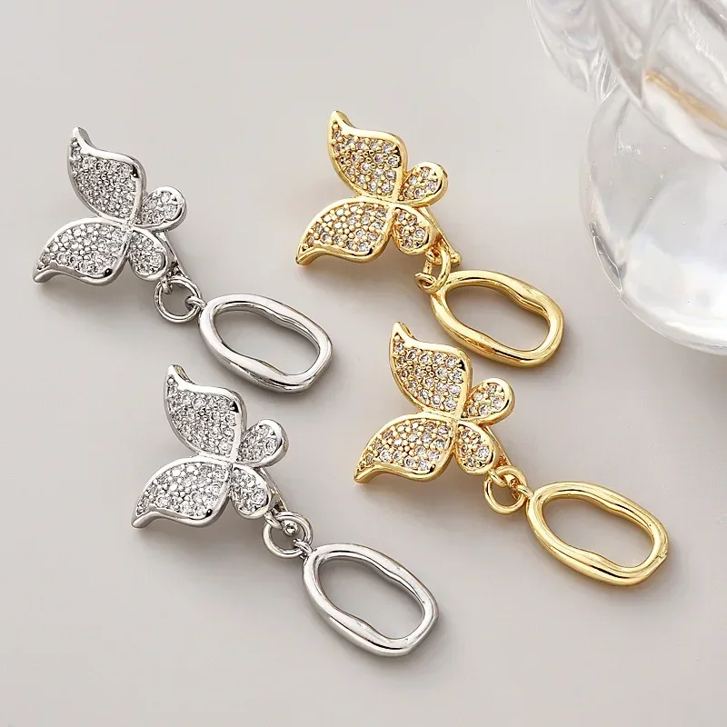 18K Gold Plated Silver Connector Bracelet Component Full Zirconium Butterfly Clasp DIY Necklace Jewellery Making Accessories1Pcs
18K Gold Plated Silver Connector Bracelet Component Full Zirconium Butterfly Clasp DIY Necklace Jewellery Making Accessories1Pcs