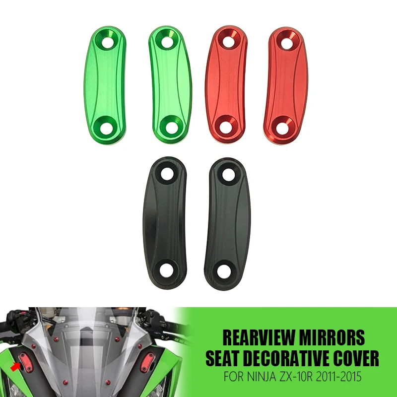 For Kawasaki For Ninja ZX-10R Rearview Mirror Block Off Base Plates Caps ZX10R 2011-2015 2014 Mirror Mounts Decorative Cover
For Kawasaki For Ninja ZX-10R Rearview Mirror Block Off Base Plates Caps ZX10R 2011-2015 2014 Mirror Mounts Decorative Cover