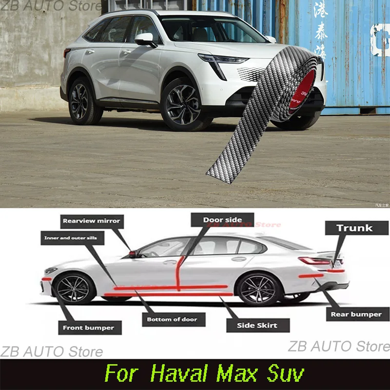 For Haval Max Suv Strong adhesive bumper strip, front and rear lip side skirts, collision and scratch resistant, suitable
For Haval Max Suv Strong adhesive bumper strip, front and rear lip side skirts, collision and scratch resistant, suitable