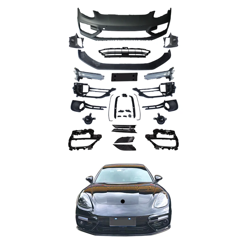 High-end Body Kit Customization2017-2023 Turbo Style Body Kit New Front Bumper With Fog Light Car Grille Modification Upgrade Fo
High-end Body Kit Customization2017-2023 Turbo Style Body Kit New Front Bumper With Fog Light Car Grille Modification Upgrade Fo