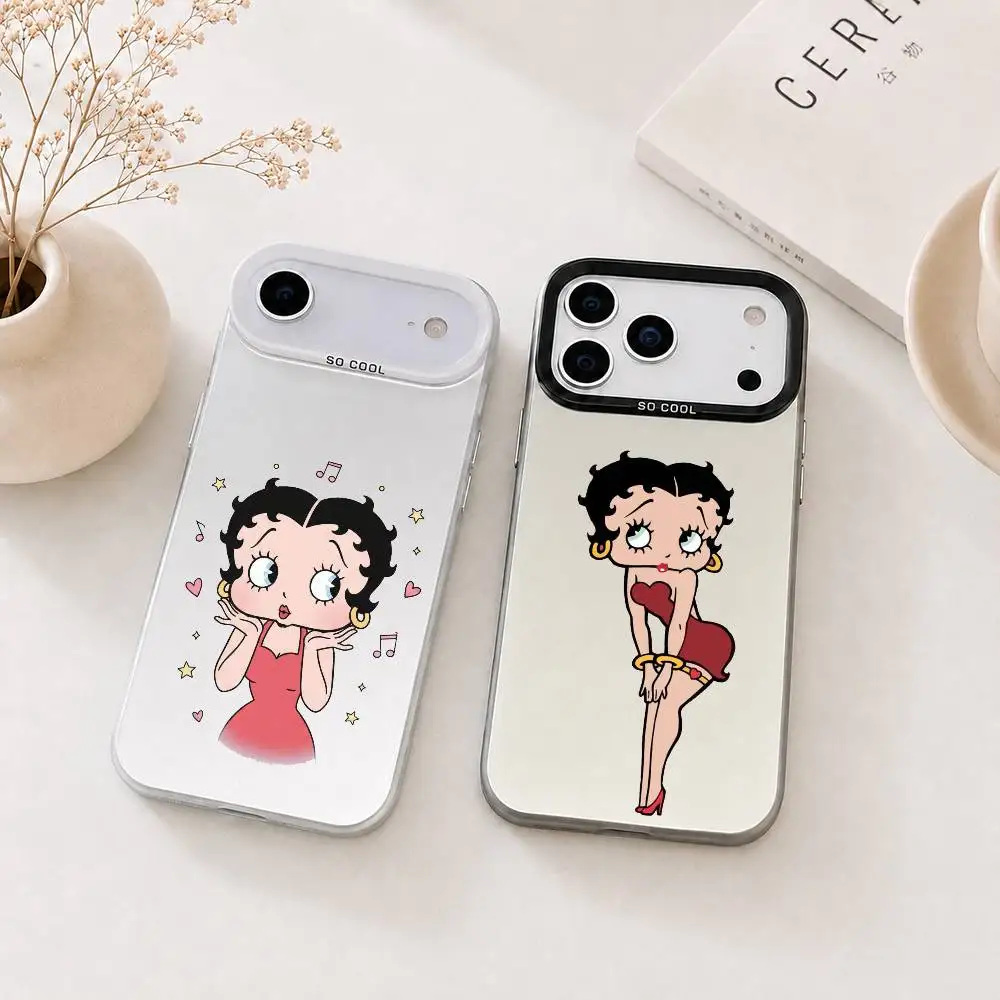 Fashion Betty Boop Gift Phone Case For iPhone 17,16,15,14,13,12,11 Plus,Pro Max,XS,Colorful Silver Black Cover
Fashion Betty Boop Gift Phone Case For iPhone 17,16,15,14,13,12,11 Plus,Pro Max,XS,Colorful Silver Black Cover