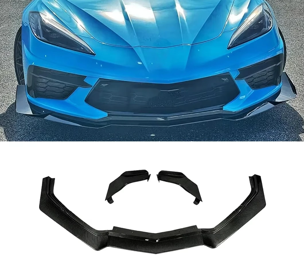 Передняя губа из сухого углеродного волокна с полиуретановым дизайном для Corvette C8 Z51, обновленный бампер Z07, стильный комплект кузова, безупречный и прочный
Передняя губа из сухого углеродного волокна с полиуретановым дизайном для Corvette C8 Z51, обновленный бампер Z07, стильный комплект кузова, безупречный и прочный