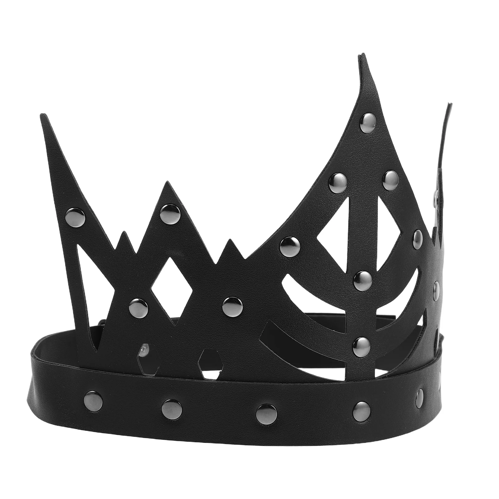 Gothic Punk Crown Hair Accessories Women Spike Headbands Halloween Style Crown Headdress Party
Gothic Punk Crown Hair Accessories Women Spike Headbands Halloween Style Crown Headdress Party