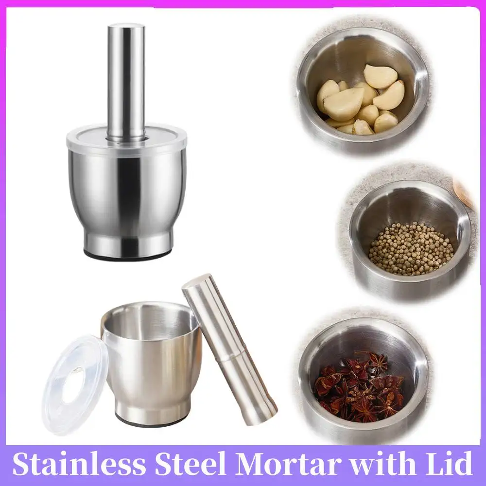 Набор для измельчения: ручной измельчитель чеснока из нержавеющей стали 304, износостойкая домашняя ступка с пестиком для лимона, специй и чеснока
Набор для измельчения: ручной измельчитель чеснока из нержавеющей стали 304, износостойкая домашняя ступка с пестиком для лимона, специй и чеснока