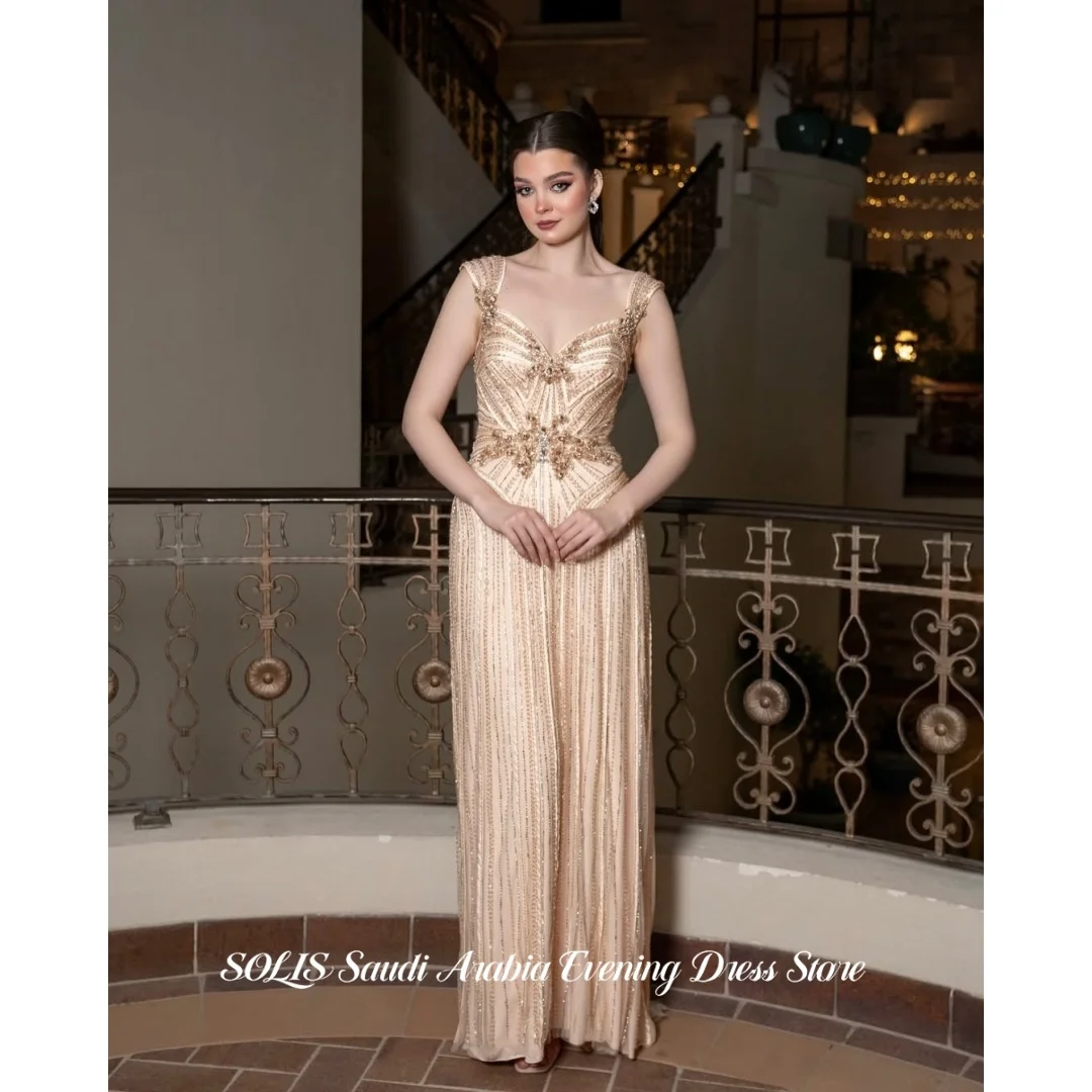 SOLIS Light Yellow Mermaid Prom Dress Luxury Beaded Rhinestone Embroidery Evening Dresses Sequin Elegant Party Dress Customized
SOLIS Light Yellow Mermaid Prom Dress Luxury Beaded Rhinestone Embroidery Evening Dresses Sequin Elegant Party Dress Customized