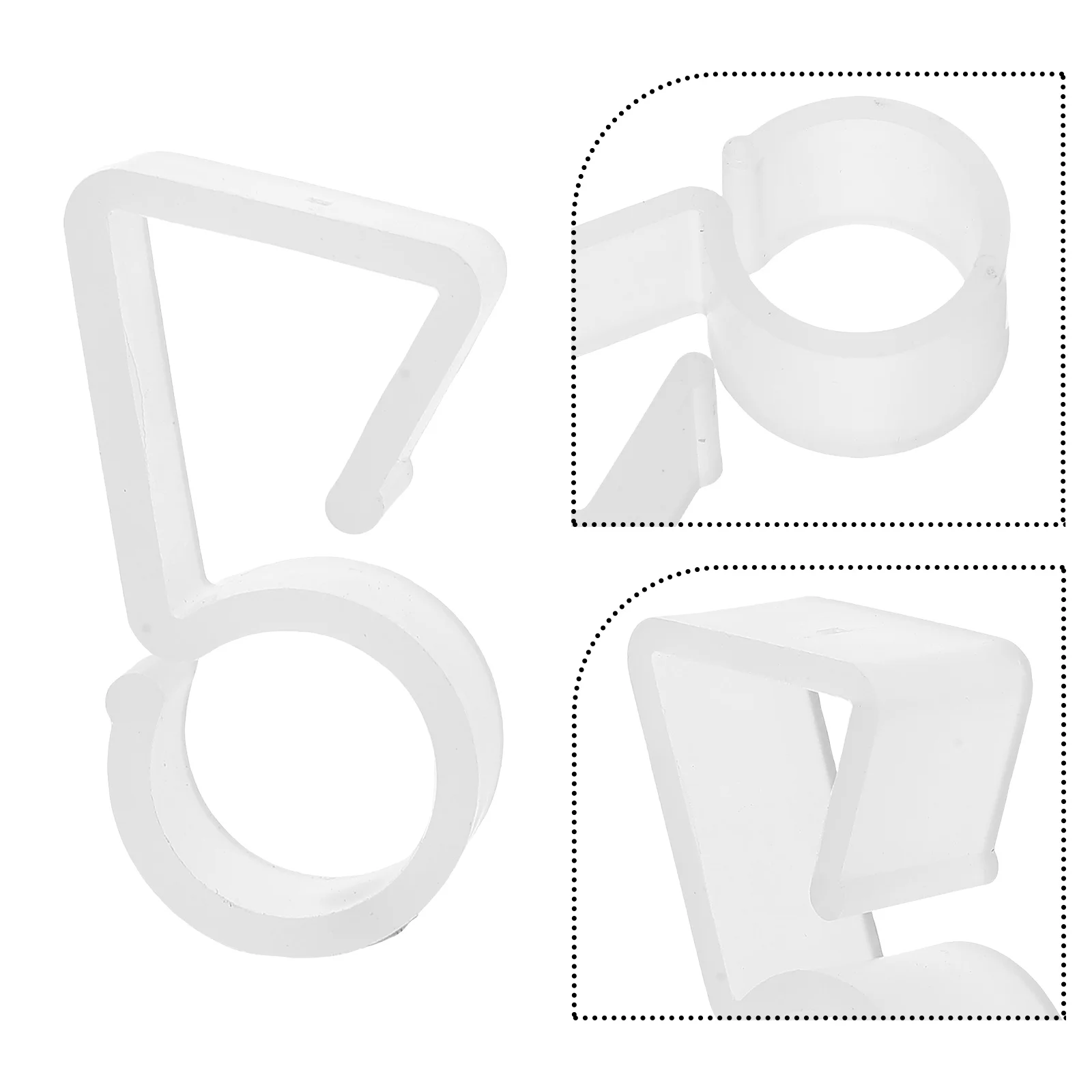 100 Pcs Plastic Hooks Reusable Easy Install Secure Pendant Lights Outdoor Christmas Halloween Decorations
100 Pcs Plastic Hooks Reusable Easy Install Secure Pendant Lights Outdoor Christmas Halloween Decorations