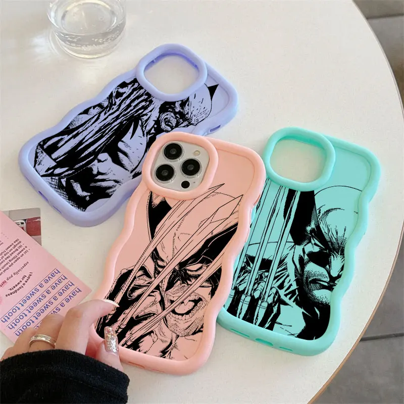 Marvel Wolverine Art Phone Case For iPhone 17E 11 12 13 14 15 16 17 Pro Max 16e 17 Air 13 Plus Wave Side Candy Fundas Back Cover
Marvel Wolverine Art Phone Case For iPhone 17E 11 12 13 14 15 16 17 Pro Max 16e 17 Air 13 Plus Wave Side Candy Fundas Back Cover