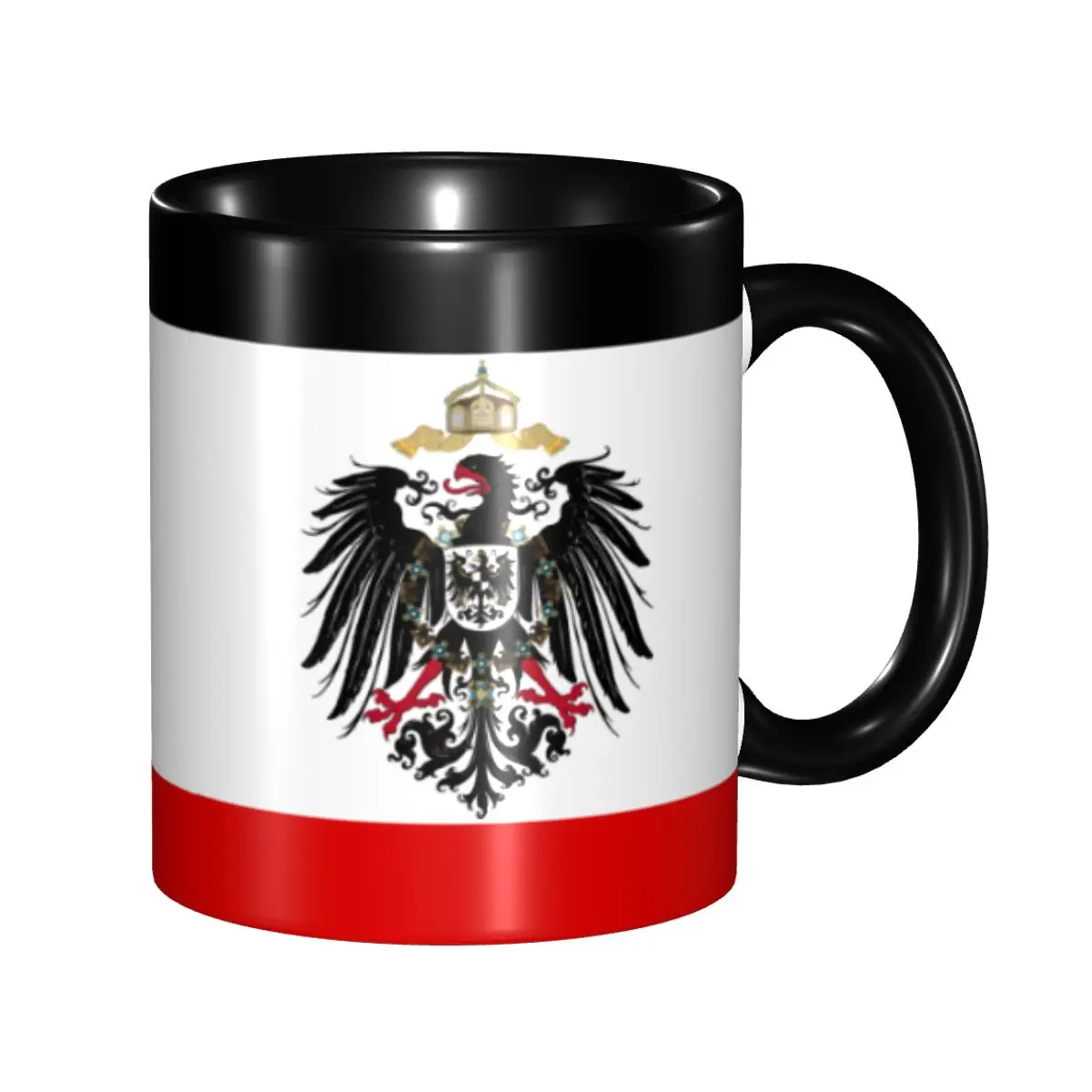 Customized Flag Of Germans Empire Coffee Mugs DIY Eagle Germany Ceramic Milk Tea Cups
Customized Flag Of Germans Empire Coffee Mugs DIY Eagle Germany Ceramic Milk Tea Cups