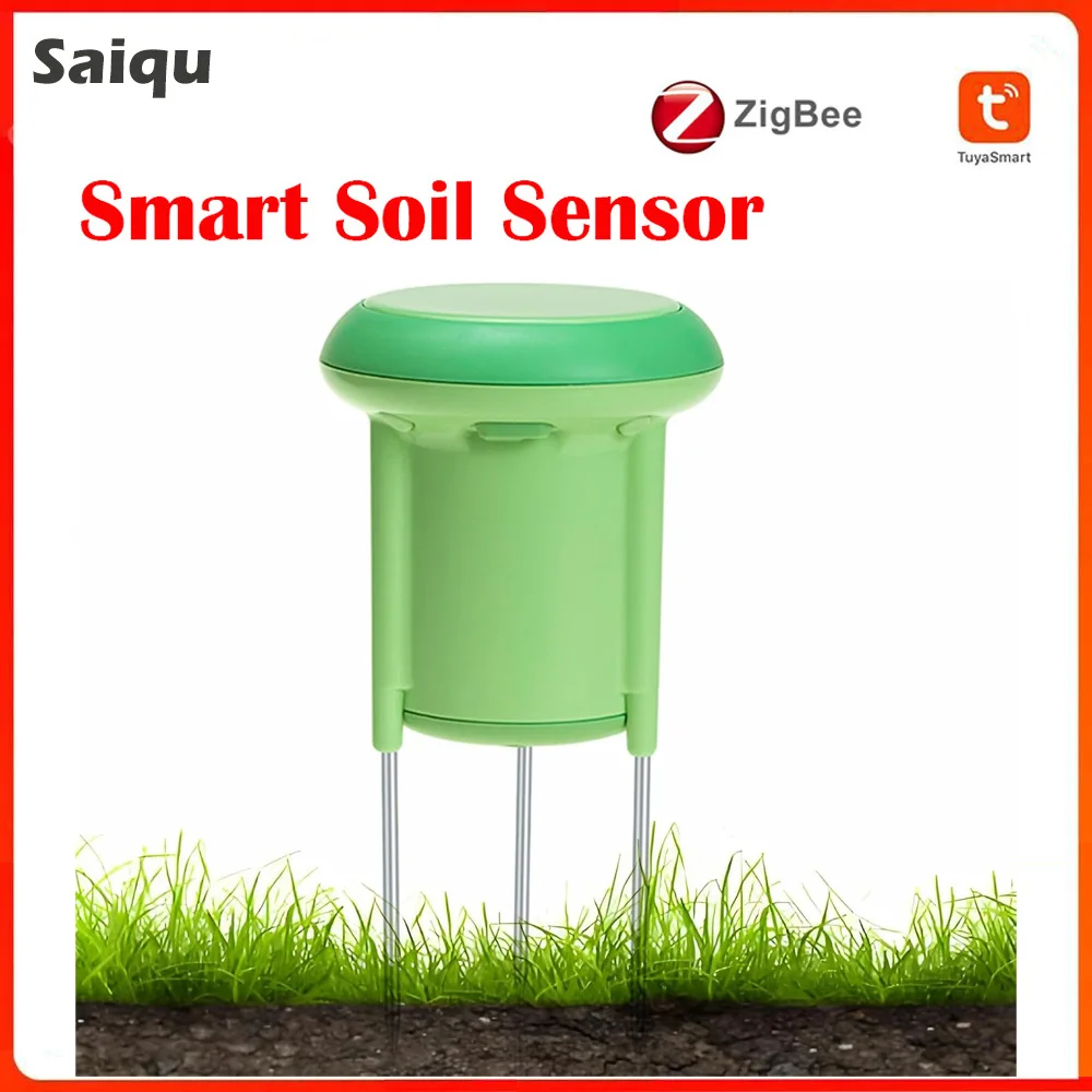 Tuya Smart Zigbee Soil Tester Temperature and Humidity Meter Thermo Hygrometer Garden Automation Irrigation Detector
Tuya Smart Zigbee Soil Tester Temperature and Humidity Meter Thermo Hygrometer Garden Automation Irrigation Detector