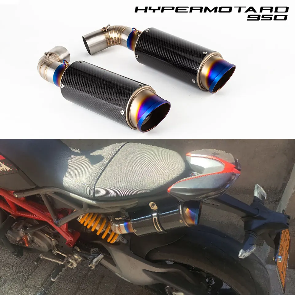 For Ducati 950 exhaust Hypermotard 950 Exhaust Double Muffler Link Pipe Slip On Hypermotard 950 SP muffler link pipe 2019-2024
For Ducati 950 exhaust Hypermotard 950 Exhaust Double Muffler Link Pipe Slip On Hypermotard 950 SP muffler link pipe 2019-2024