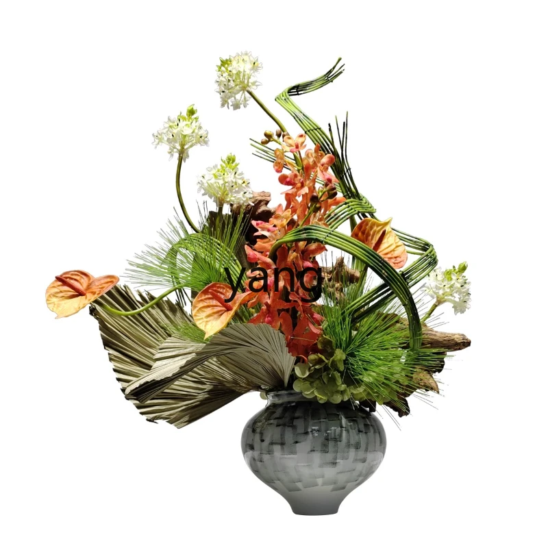 LTT new Chinese zen simulation flower potted plant ornament living room decoration
LTT new Chinese zen simulation flower potted plant ornament living room decoration