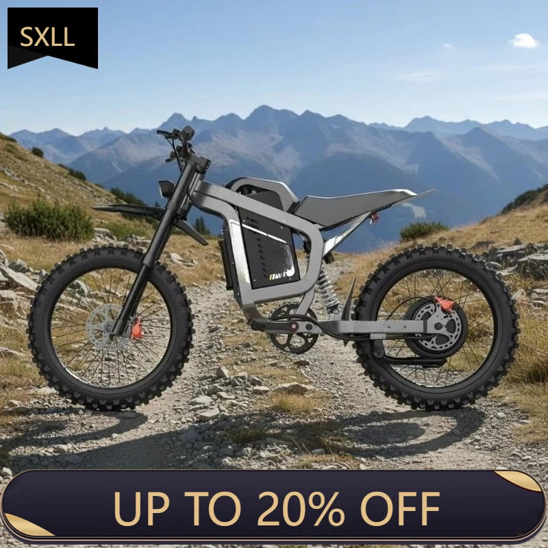 Профессиональный бесщеточный электрический внедорожный мотоцикл SXLL мощностью 6000 Вт с надежными гидравлическими тормозами и максимальной скоростью 61-80 км/ч
Профессиональный бесщеточный электрический внедорожный мотоцикл SXLL мощностью 6000 Вт с надежными гидравлическими тормозами и максимальной скоростью 61-80 км/ч
