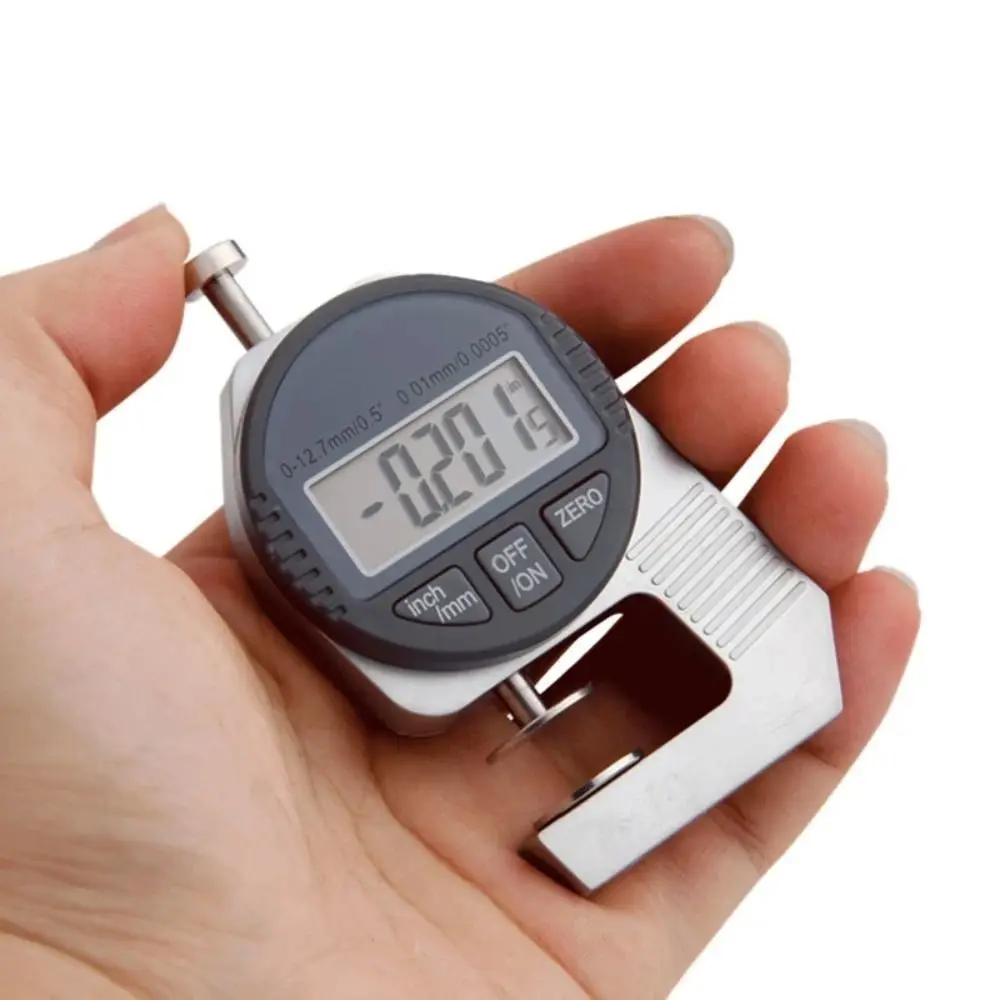 Measures from 0-12.70 mm Digital Gem Millimeter Accurate Digital Display Thickness Gauge Durable Light and Strong
Measures from 0-12.70 mm Digital Gem Millimeter Accurate Digital Display Thickness Gauge Durable Light and Strong