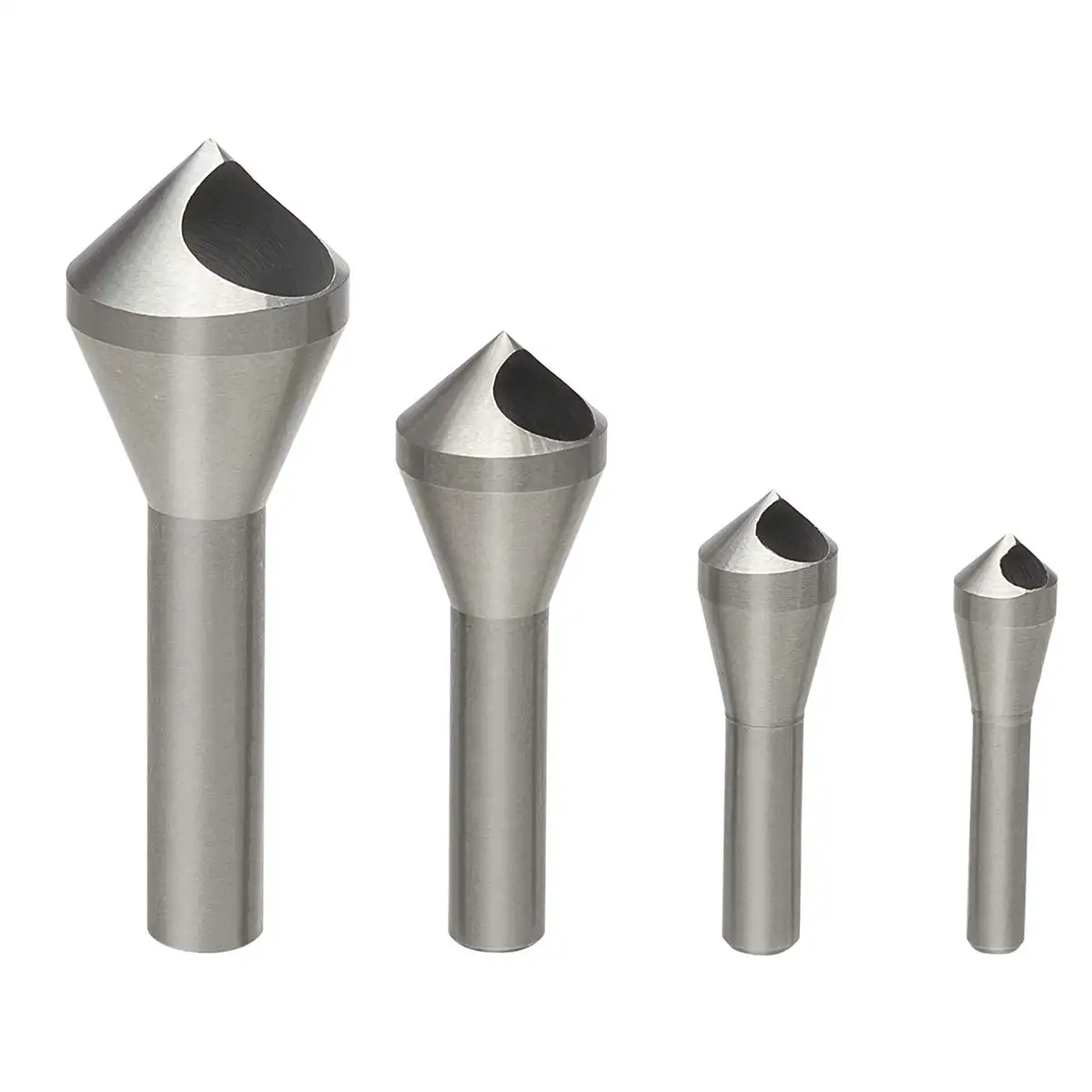 4pcs HSS Countersink Chamfer Tool Set Deburring for Metal Wood Drill Bits
4pcs HSS Countersink Chamfer Tool Set Deburring for Metal Wood Drill Bits