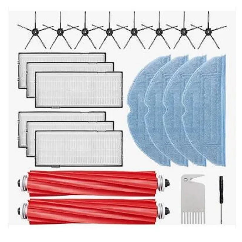 For S7 S7+ S7 Maxv, S7 Maxv Plus T7S T7 Plus T7S Plus Robot Vacuum Accessories Kit Brush Filter Mops
For S7 S7+ S7 Maxv, S7 Maxv Plus T7S T7 Plus T7S Plus Robot Vacuum Accessories Kit Brush Filter Mops