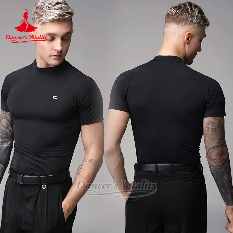 Chacha Samba Rumba Professional Training T-Shirt Adult Men‘s Latin and Ballroom Dance Waltz Practise Tops Dancer's Vitality
Chacha Samba Rumba Professional Training T-Shirt Adult Men‘s Latin and Ballroom Dance Waltz Practise Tops Dancer's Vitality