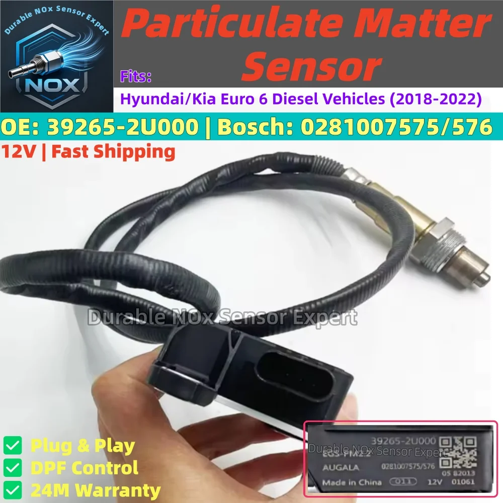 12V Durable PM Sensor OE 39265-2U000 Bosch 0281007575 for 2018-2022 Hyundai Kia
12V Durable PM Sensor OE 39265-2U000 Bosch 0281007575 for 2018-2022 Hyundai Kia