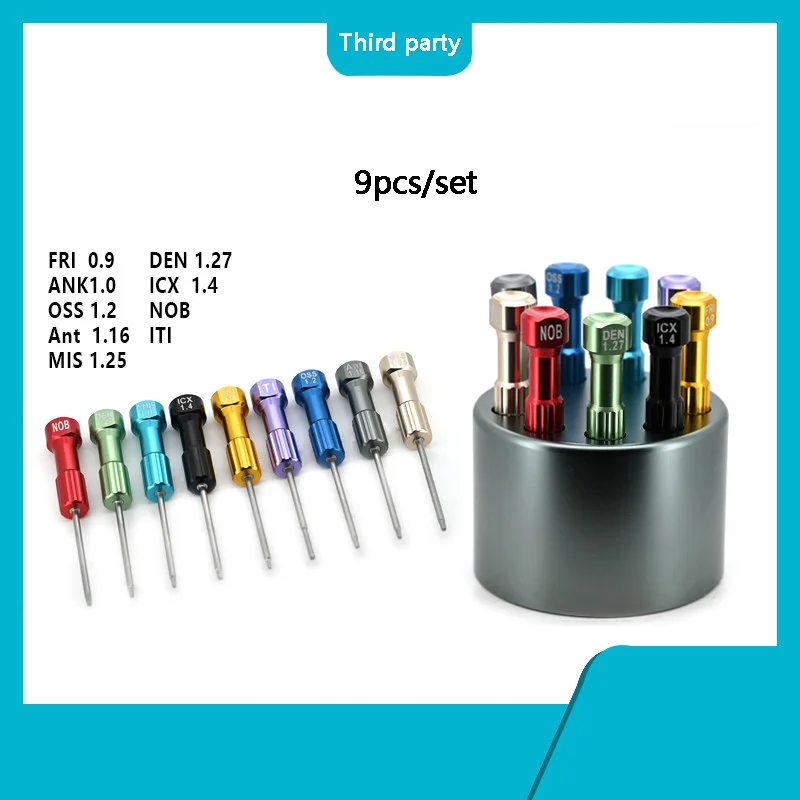 Dental Implant Screwdriver Compatible with Osstem Dentium Adin Straumann ITI Nobel Dental Lab Prosthetic Tool
Dental Implant Screwdriver Compatible with Osstem Dentium Adin Straumann ITI Nobel Dental Lab Prosthetic Tool