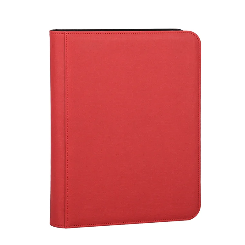 9 Pockets Game Card Book Card Side Loading Binder Game Zipper Card Album Fixed Pockets Pages + 360 Pockets Red-AU47
9 Pockets Game Card Book Card Side Loading Binder Game Zipper Card Album Fixed Pockets Pages + 360 Pockets Red-AU47